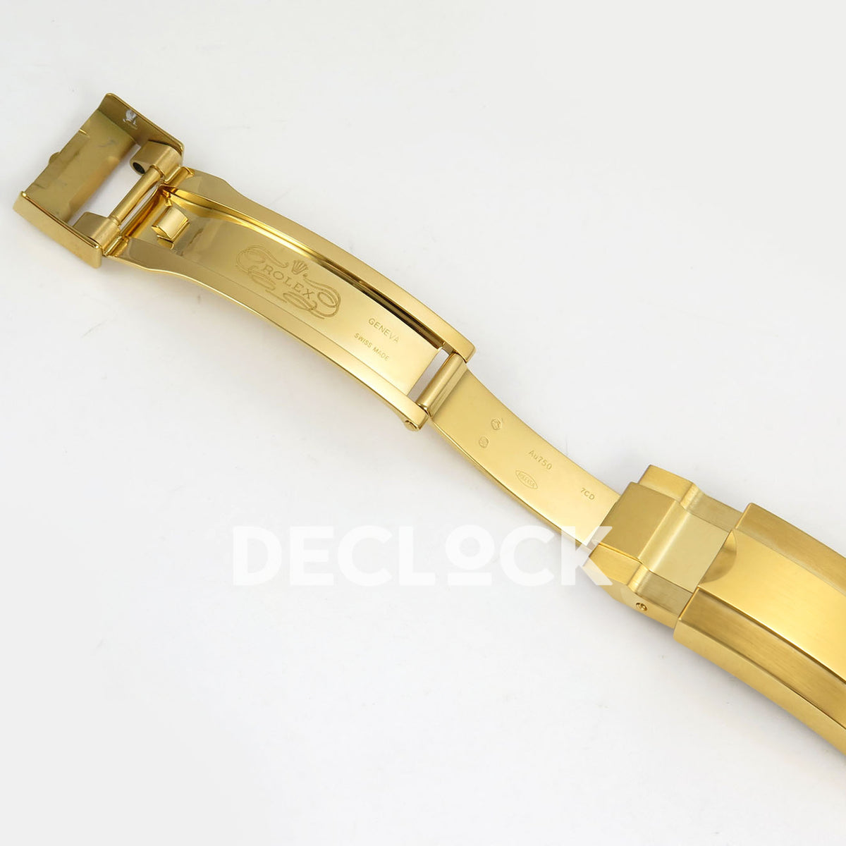 Rolex Daytona 126518 Clean Plus replica - open folding clasp and decorative engravings