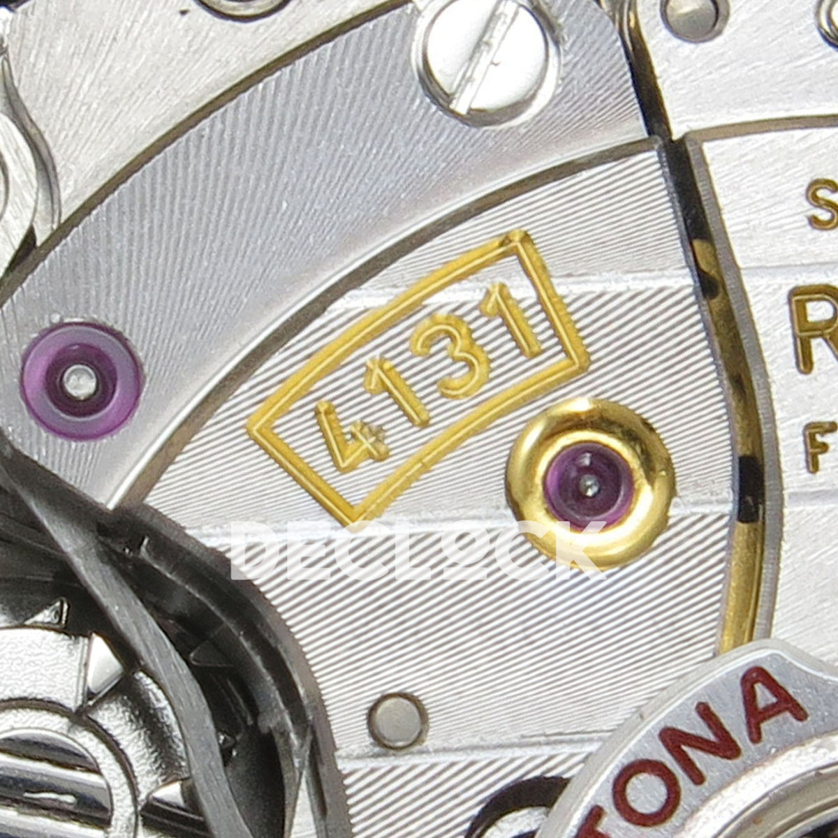 Rolex Daytona 126518 Clean Plus replica - 4131 calibre marking close-up