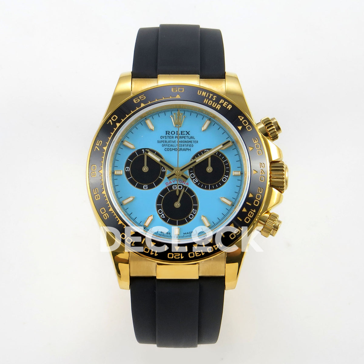 Rolex Daytona 126518 QF V10 Tiffany Blue replica - front view