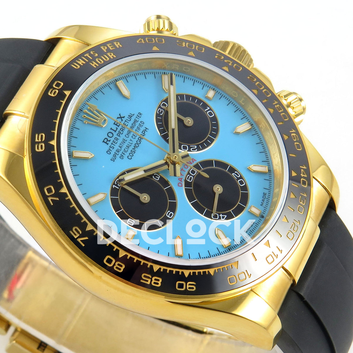 Rolex Daytona 126518 QF V10 Tiffany Blue replica - opposite dial view