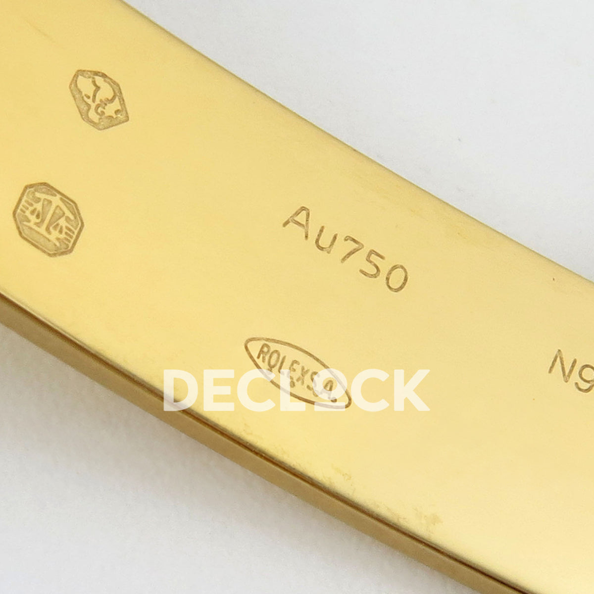 Rolex Daytona 126518 QF V10 Tiffany Blue replica - clasp hallmarks view