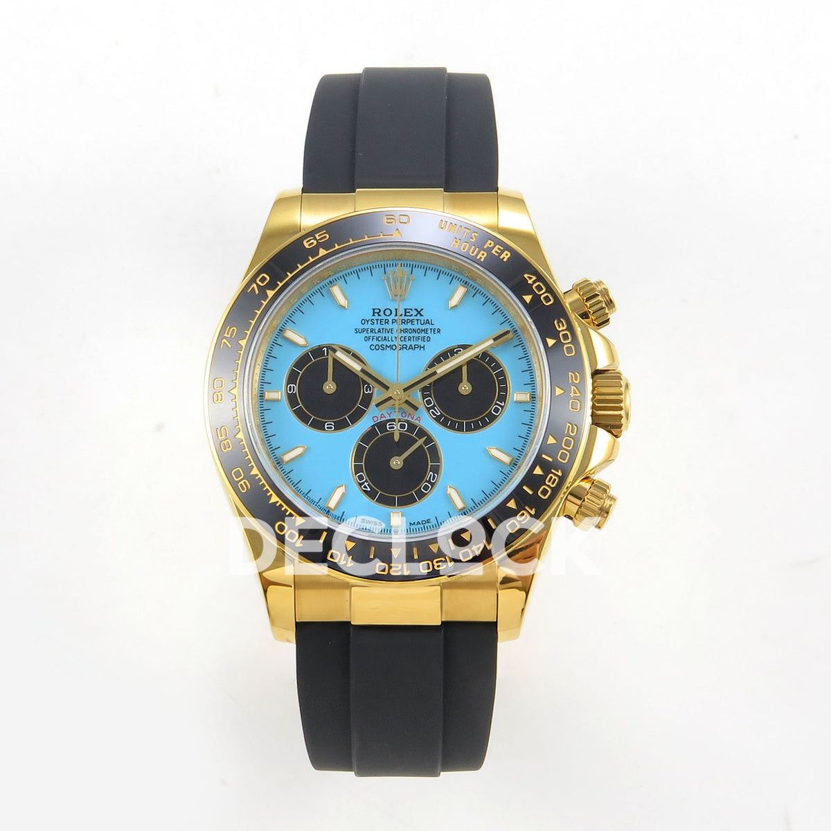 Rolex Daytona 126518 UFO Tiffany Blue replica - front view
