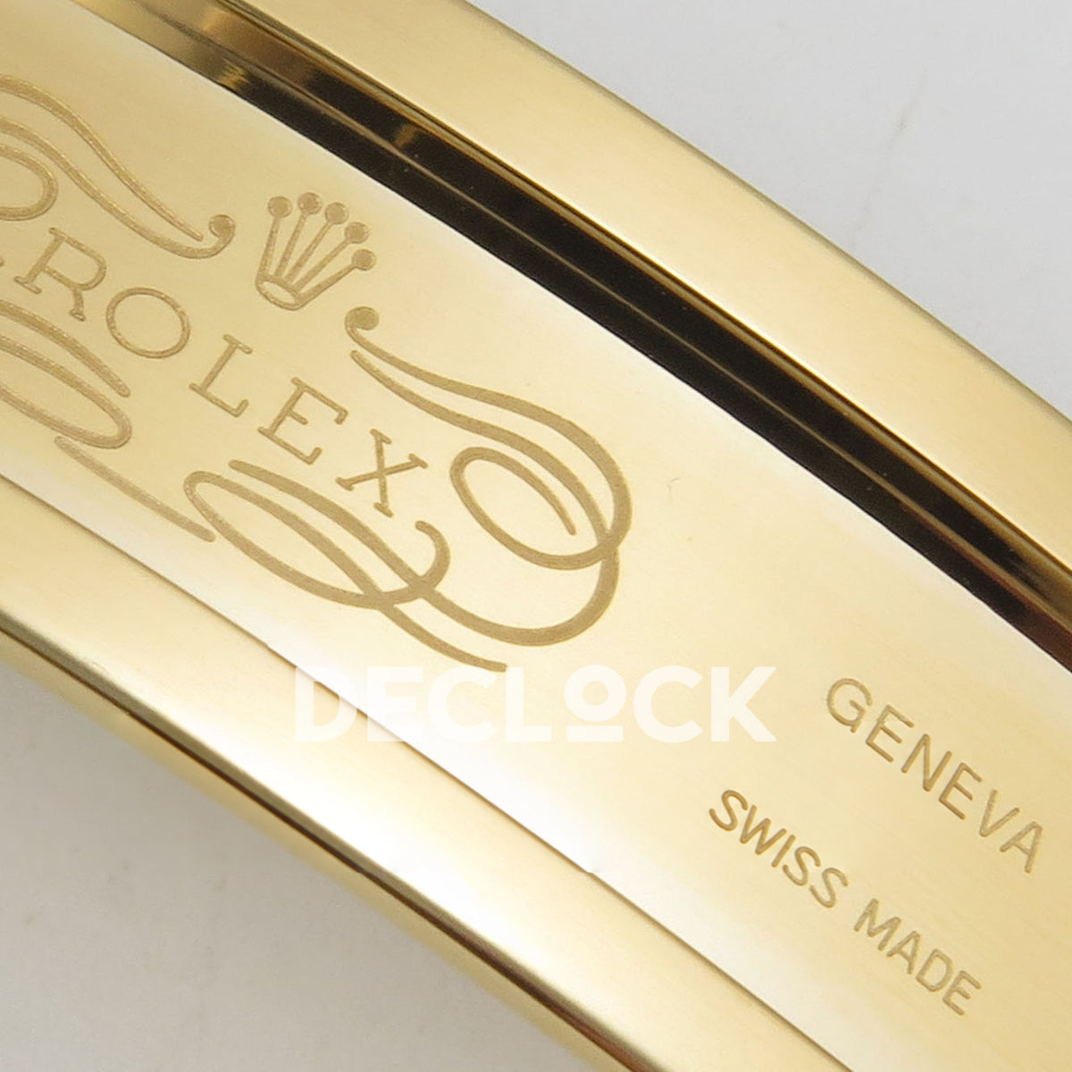 Rolex Daytona 126518 VSF replica - original Rolex Geneva Swiss Made clasp engraving