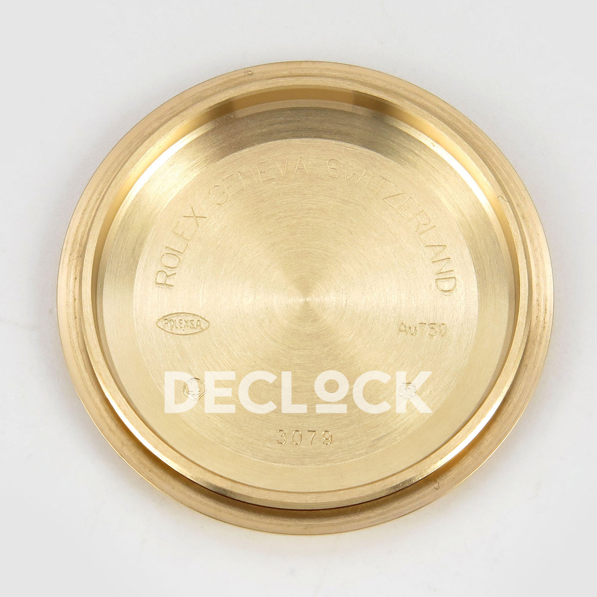 Rolex Daytona 126518 VSF replica - inside caseback with original engraving