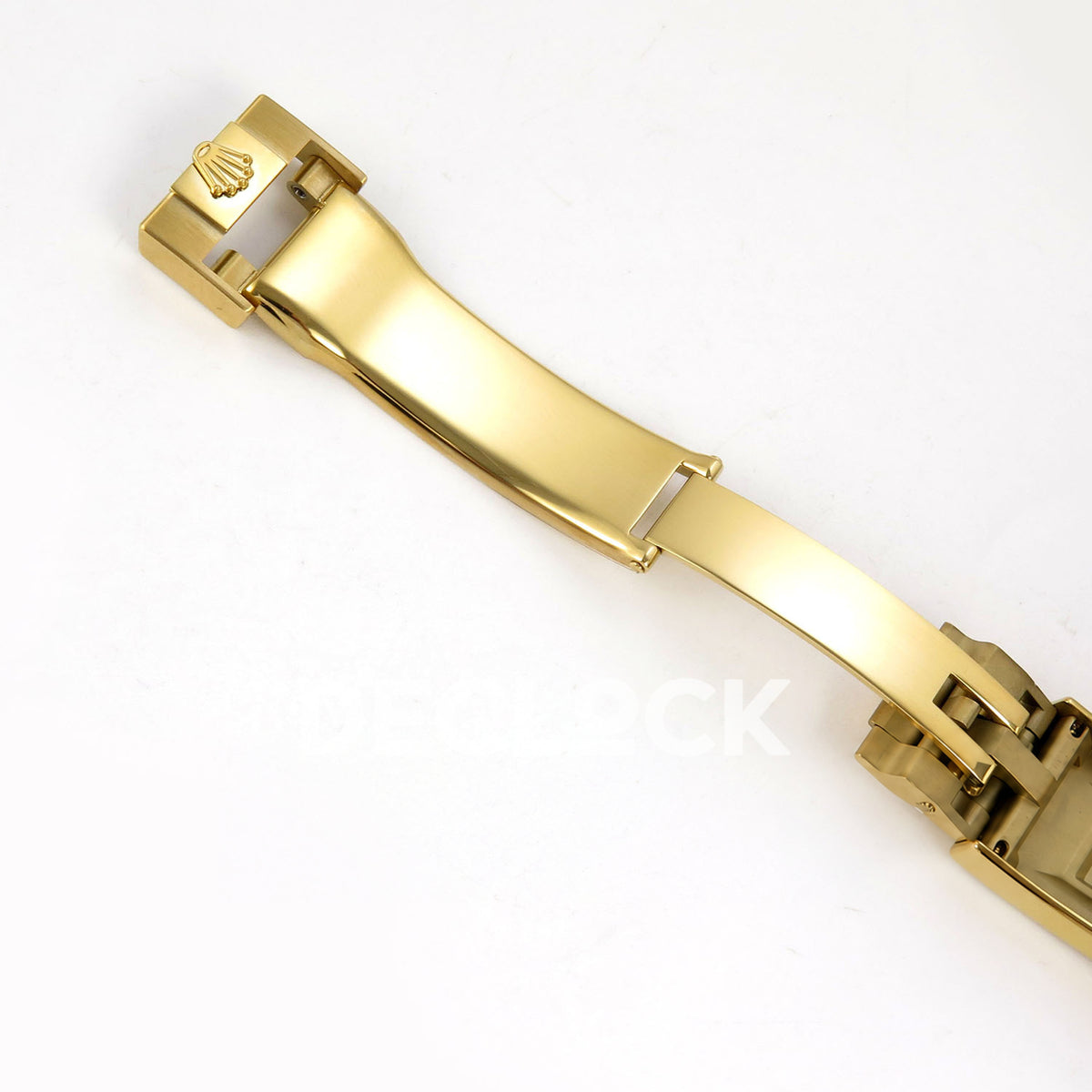 Rolex Daytona 126518 WF JH4131 black dial yellow-gold replica - inside view of deployant folding clasp