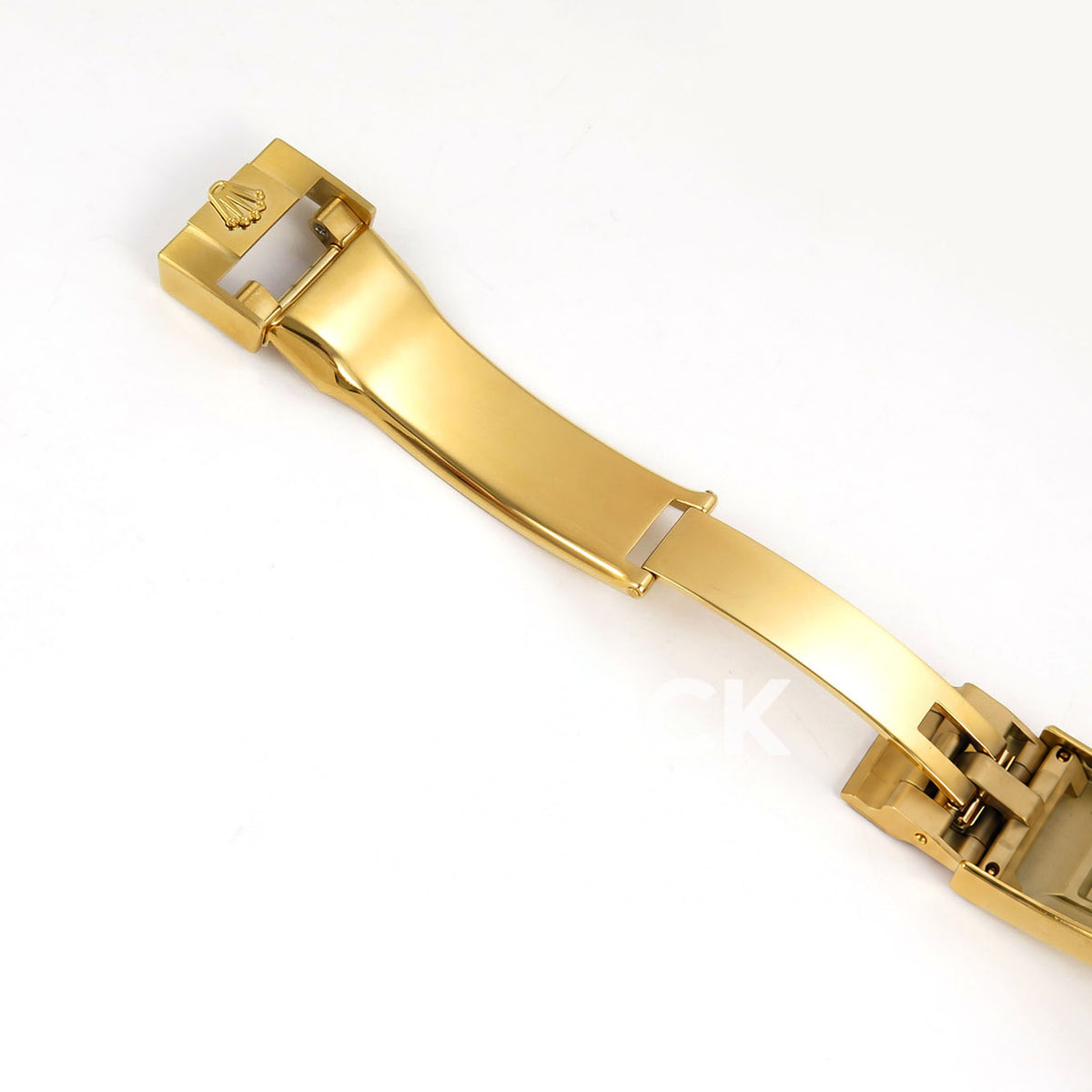 Rolex Daytona 126518 ZF replica - folding clasp mechanism and rubber strap end