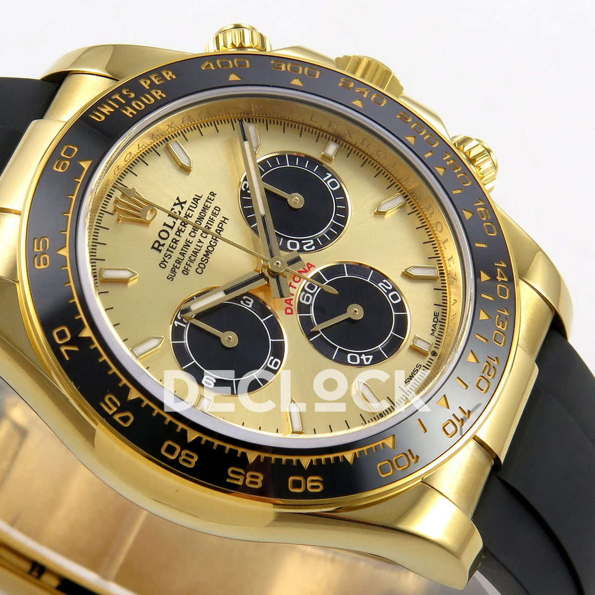 Rolex Daytona 126518 ZF replica - opposite angled dial view