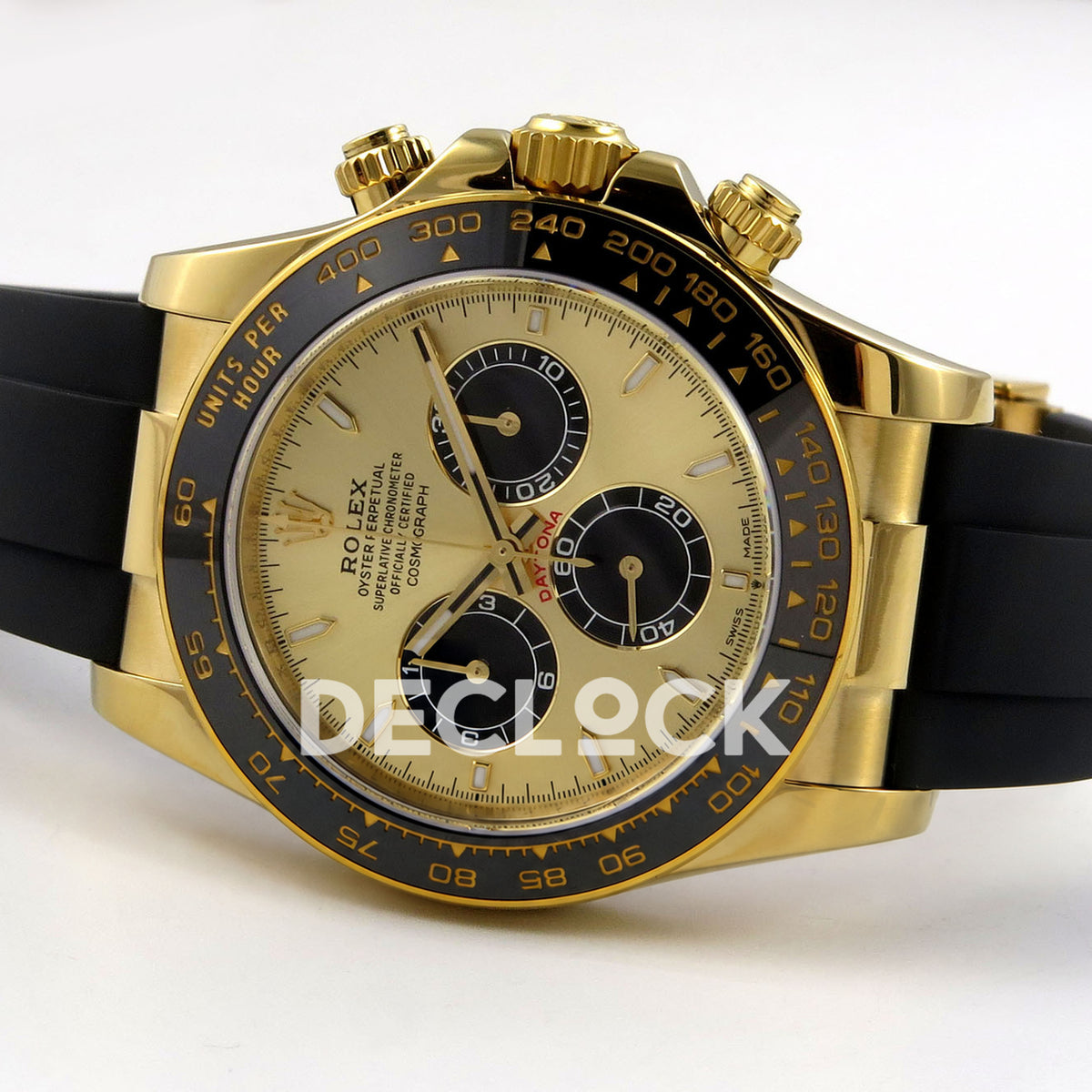 Rolex Daytona 126518 ZF replica - opposite horizontal front view