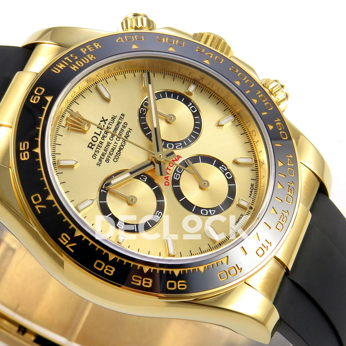 Rolex Daytona 126518 ZF replica - opposite angled dial view