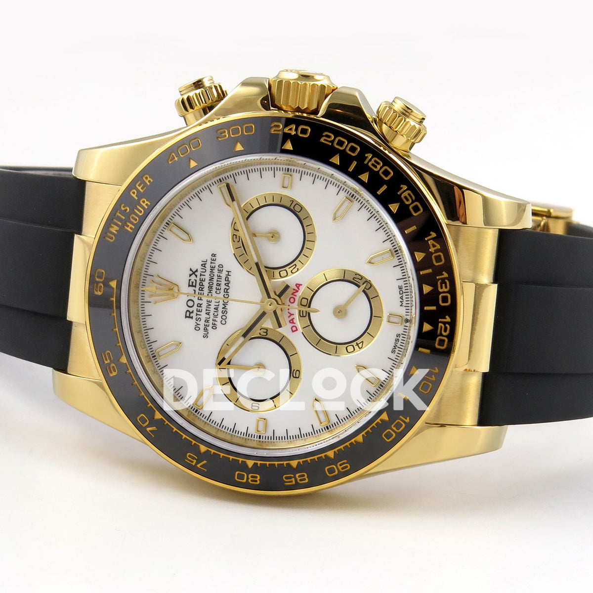 Rolex Daytona 126518 ZF replica - opposite horizontal front view