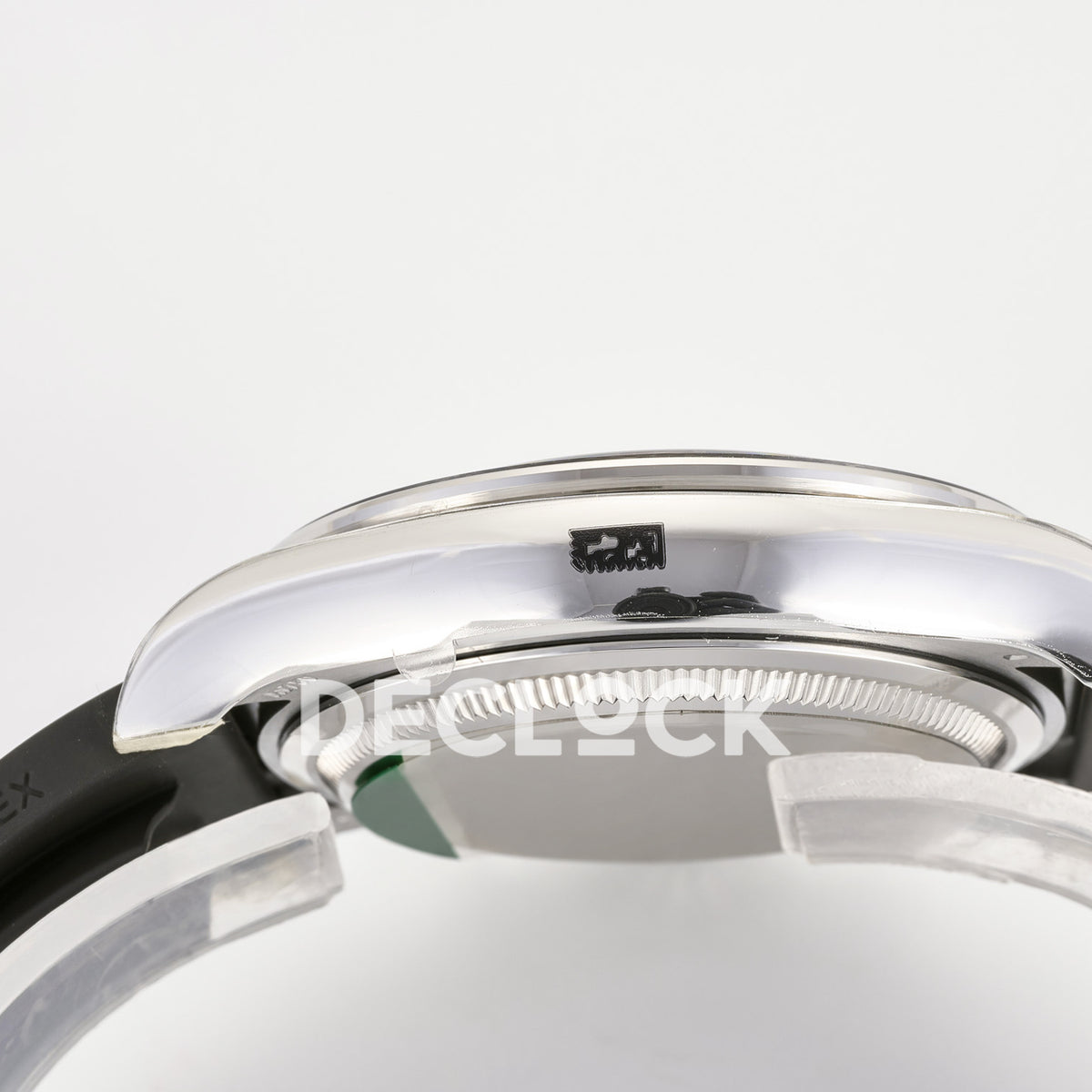 Rolex Daytona 126519 ARF replica - smooth silver-finish case profile and original protective film