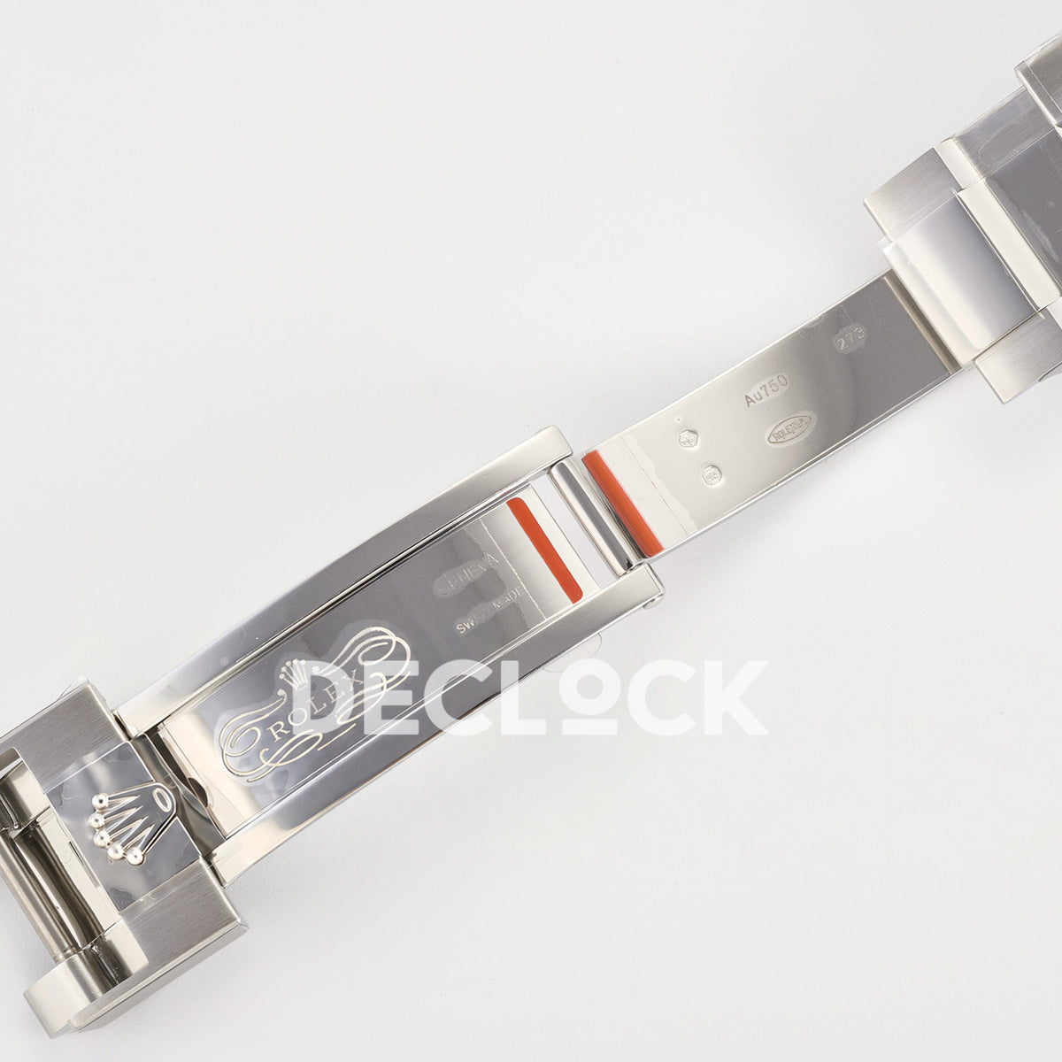 Rolex Daytona 126519 ARF replica - open folding clasp and original red protective stickers