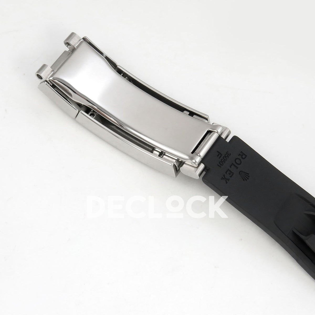 Rolex Daytona 126519 Clean Plus replica - inner folding clasp and rubber strap markings