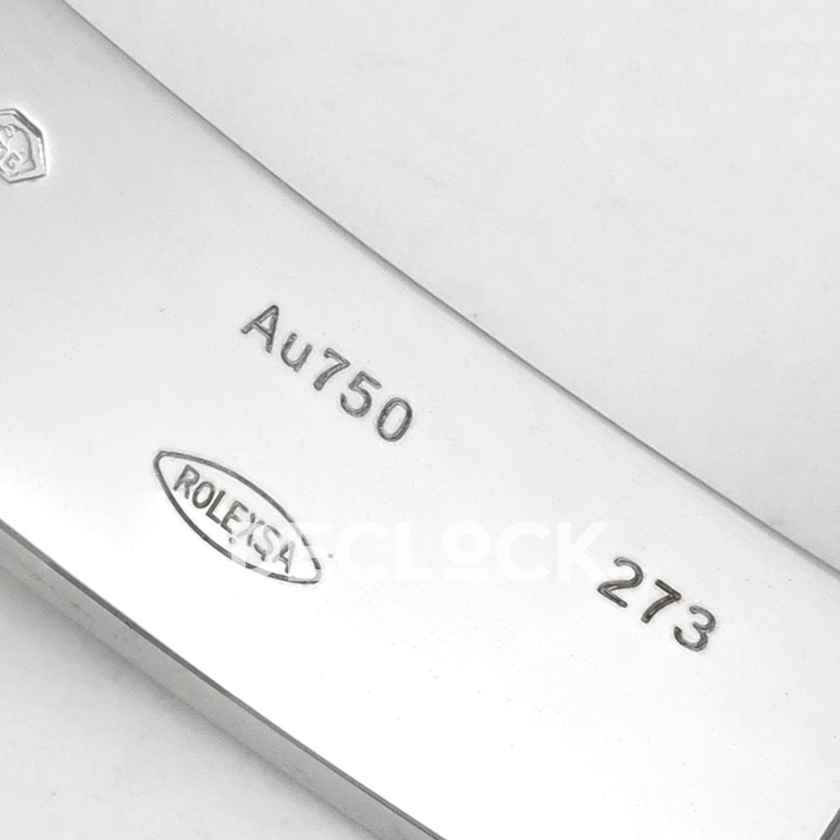 Rolex Daytona 126519 Clean Plus replica - Au750 decorative marking and 273 clasp code close-up