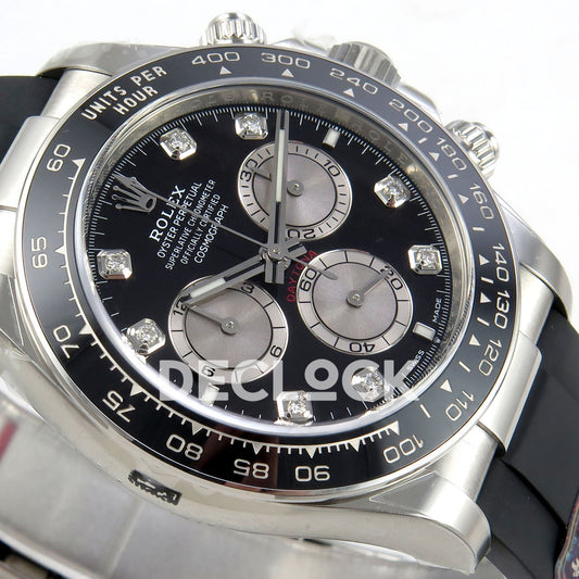 Rolex Daytona 126519 VF replica - silver counters, stone hour markers and luminous batons