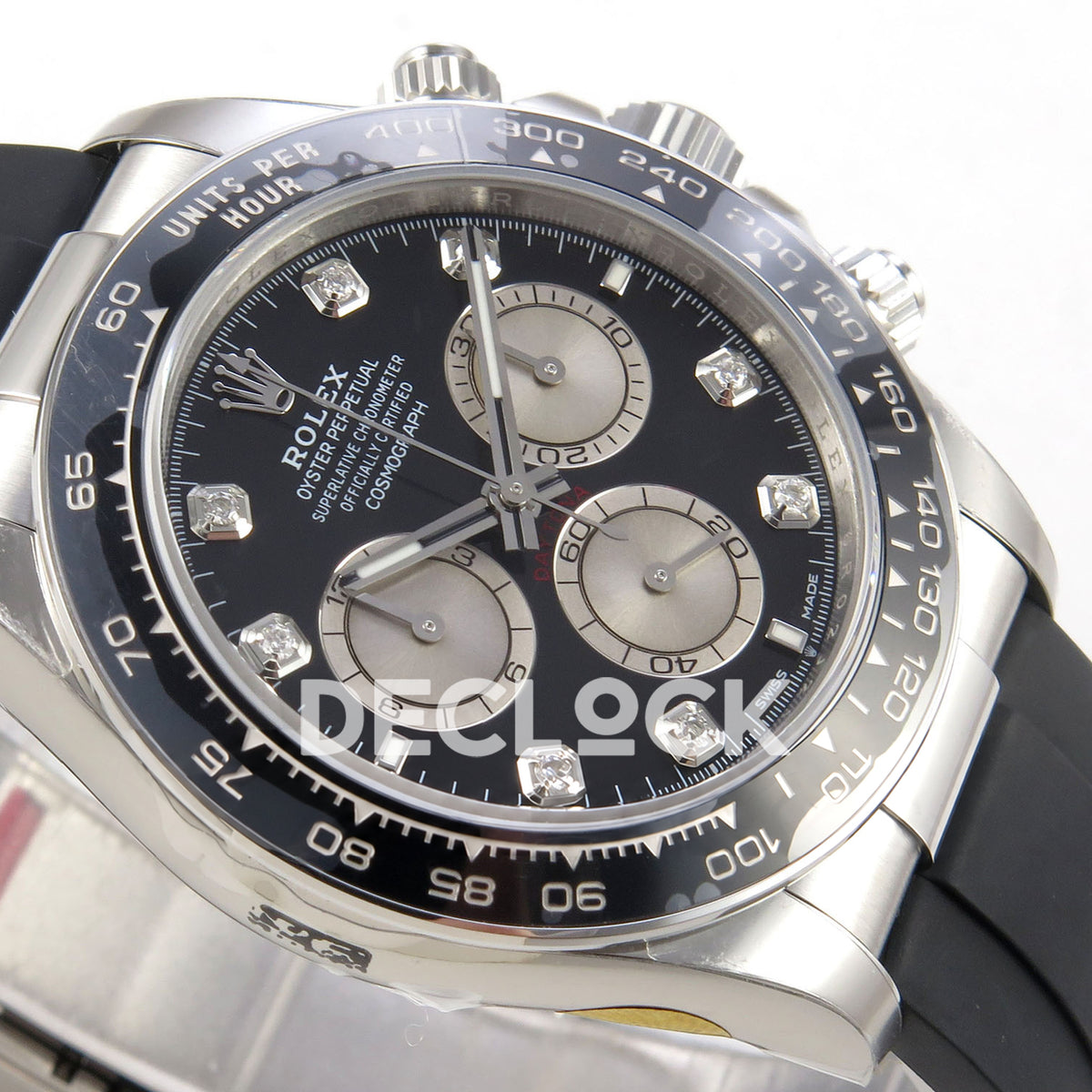 Rolex Daytona 126519 VSF replica - opposite angled dial view
