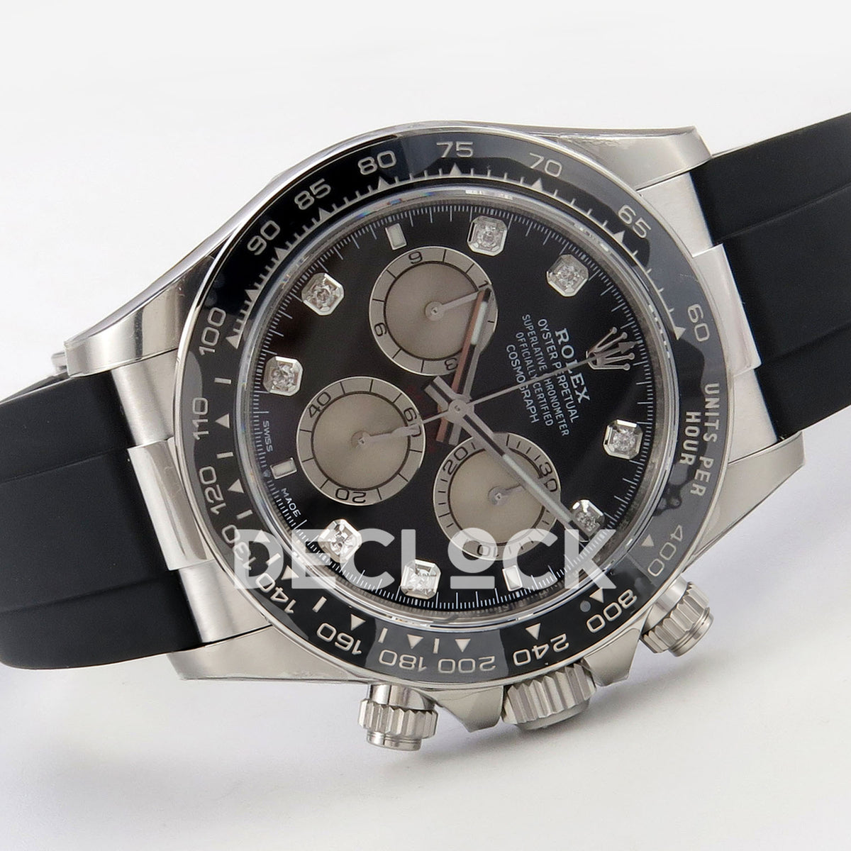 Rolex Daytona 126519 VSF replica - horizontal front view of dial and case