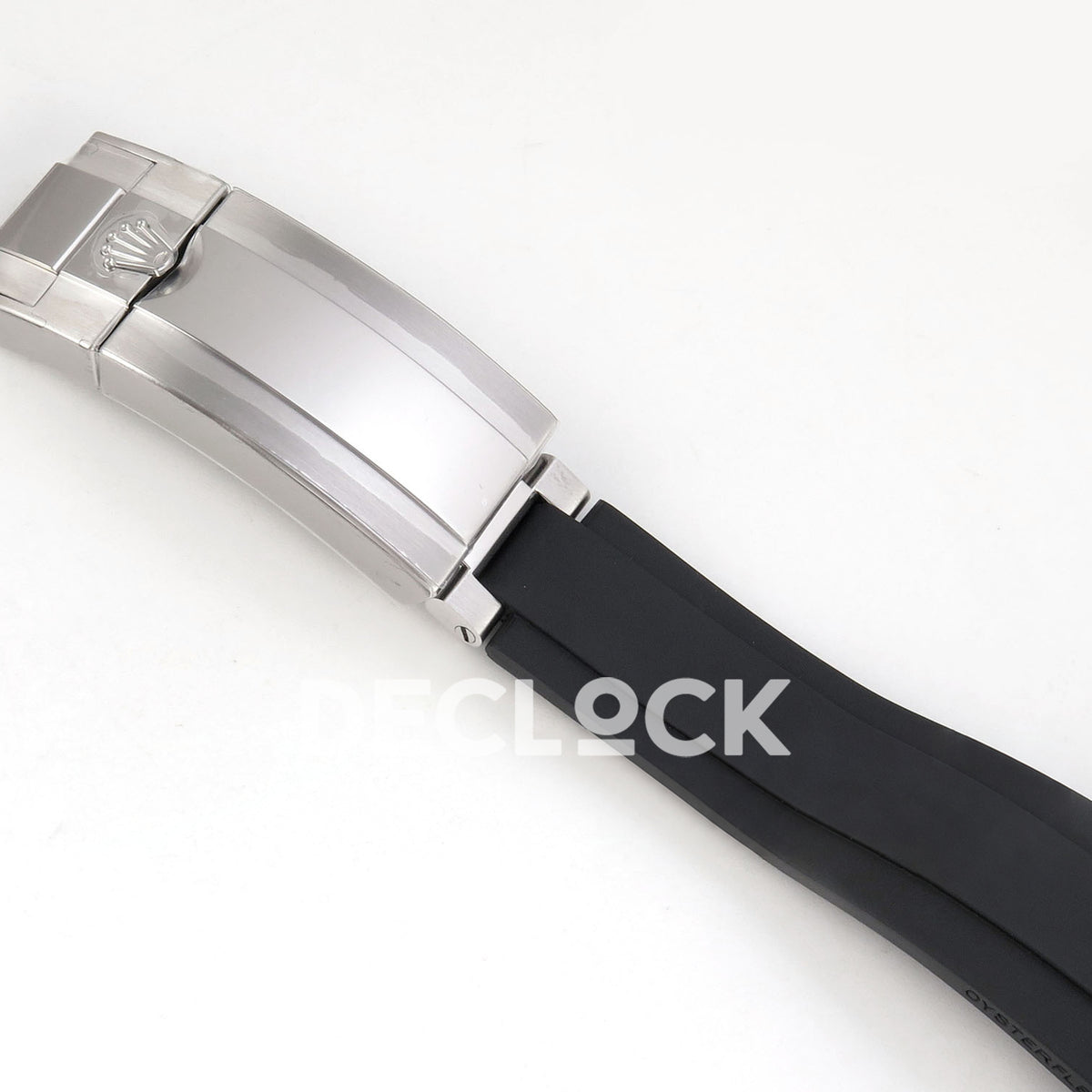 Rolex Daytona 126519 VSF replica - closed clasp and black rubber strap