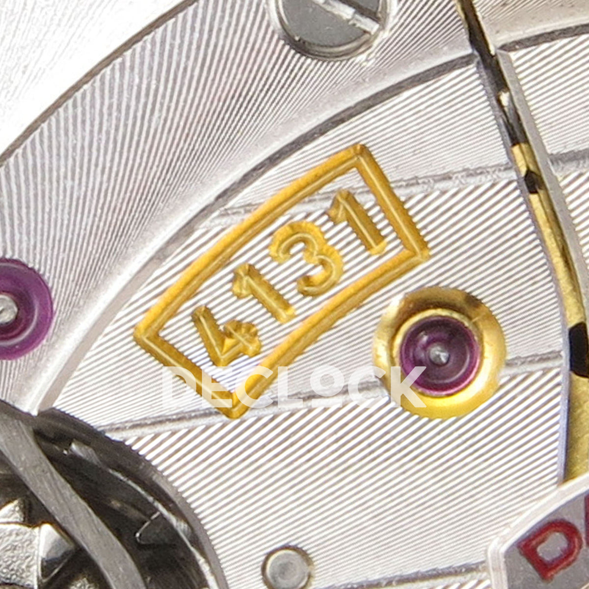Rolex Daytona 126519 VSF replica - 4131 calibre marking close-up