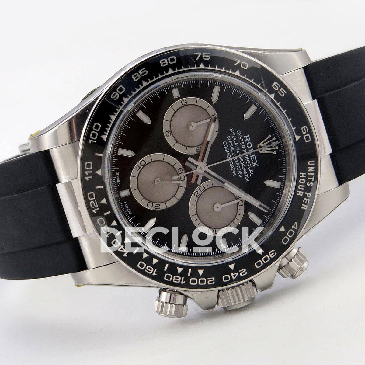 Rolex Daytona 126519 VSF replica - horizontal front view of the dial and case