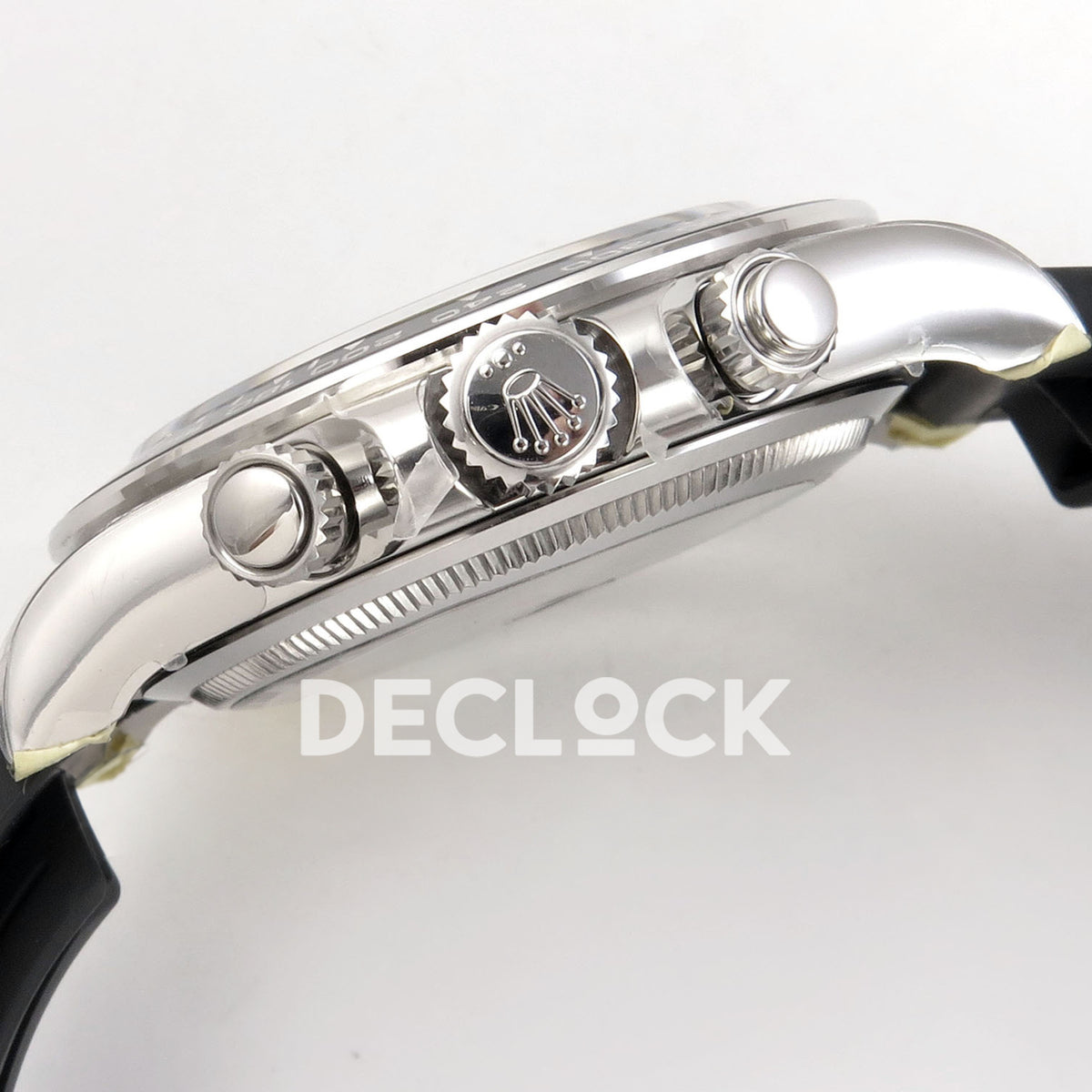 Rolex Daytona 126519 VSF replica - winding crown and chronograph pushers