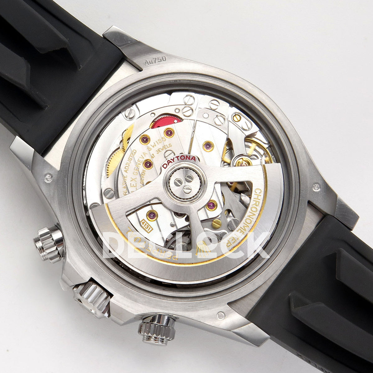 Rolex Daytona 126519 WF JH4131 black silver dial white-gold-style replica - JH4131 movement with rotor in alternate position