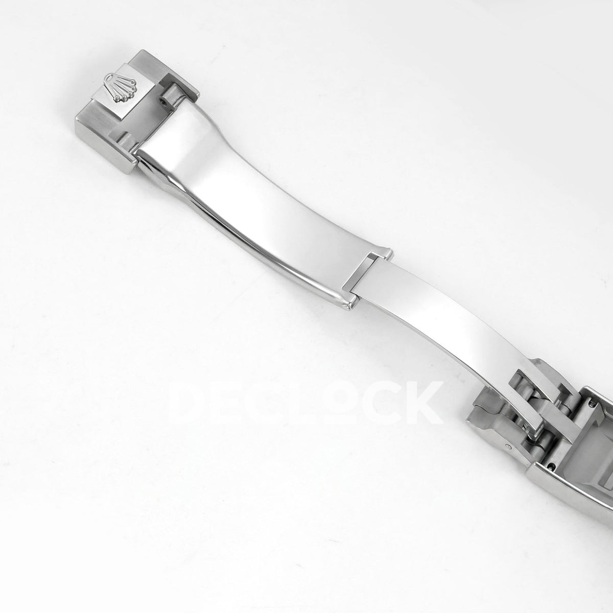 Rolex Daytona 126519 WF JH4131 grey black dial white-gold-style replica - inside view of folding clasp mechanism