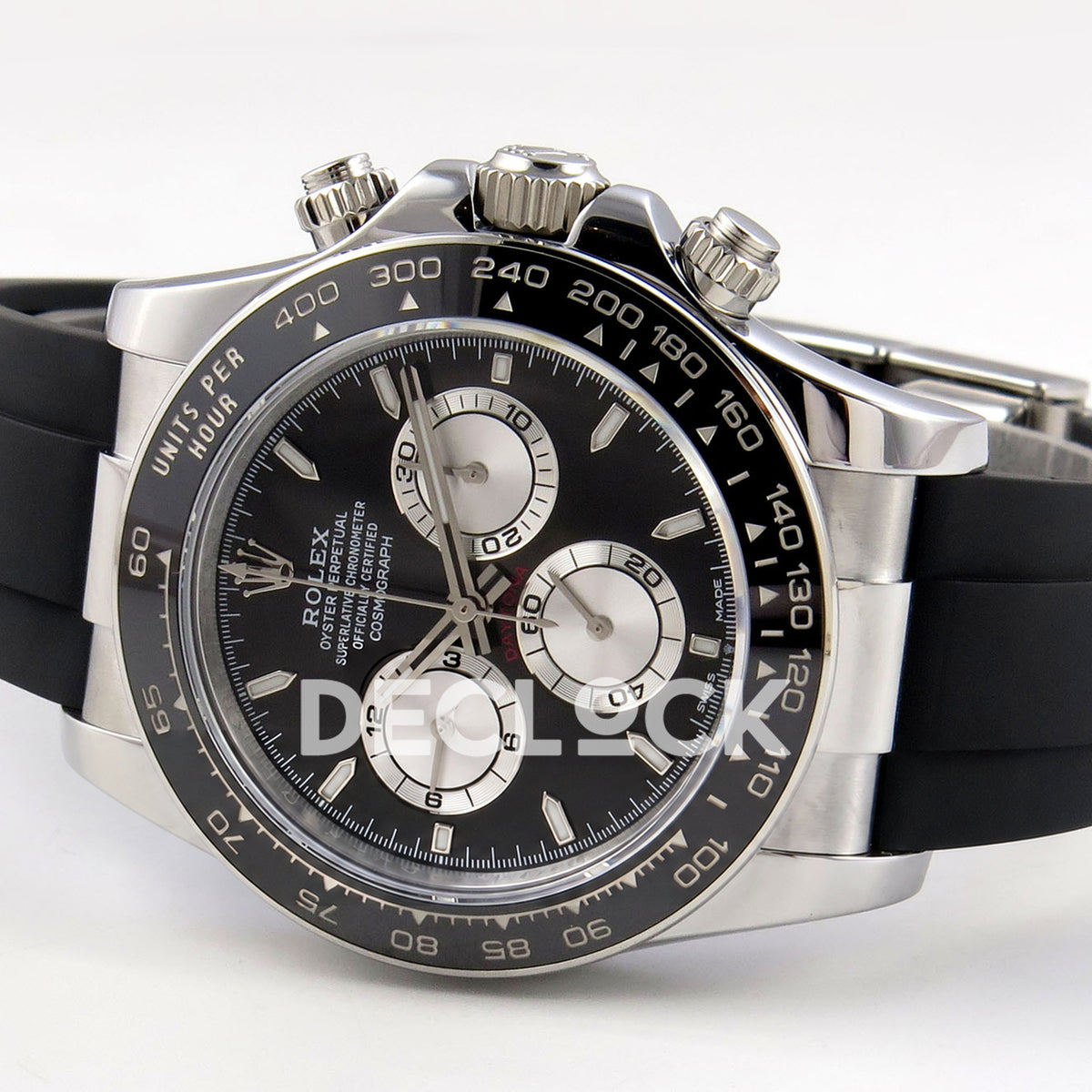 Rolex Daytona 126519 ZF replica - opposite horizontal front view