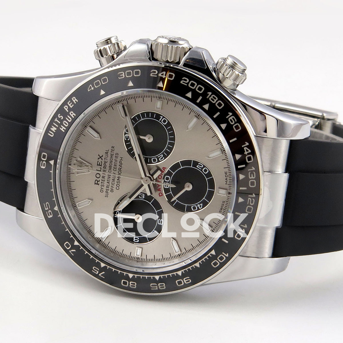 Rolex Daytona 126519 ZF replica - opposite horizontal front view