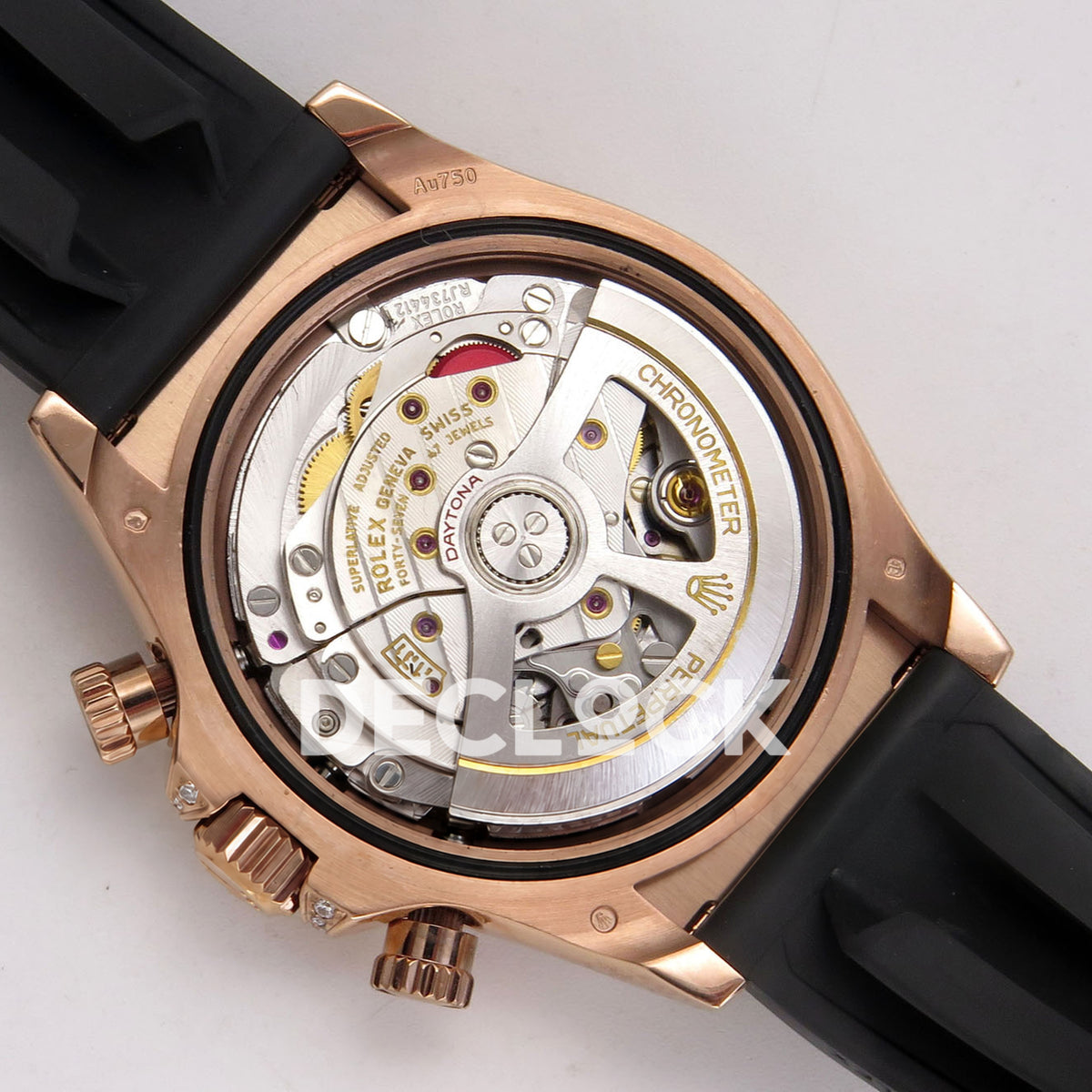 Rolex Daytona 126535TBR QF replica - automatic chronograph movement overview