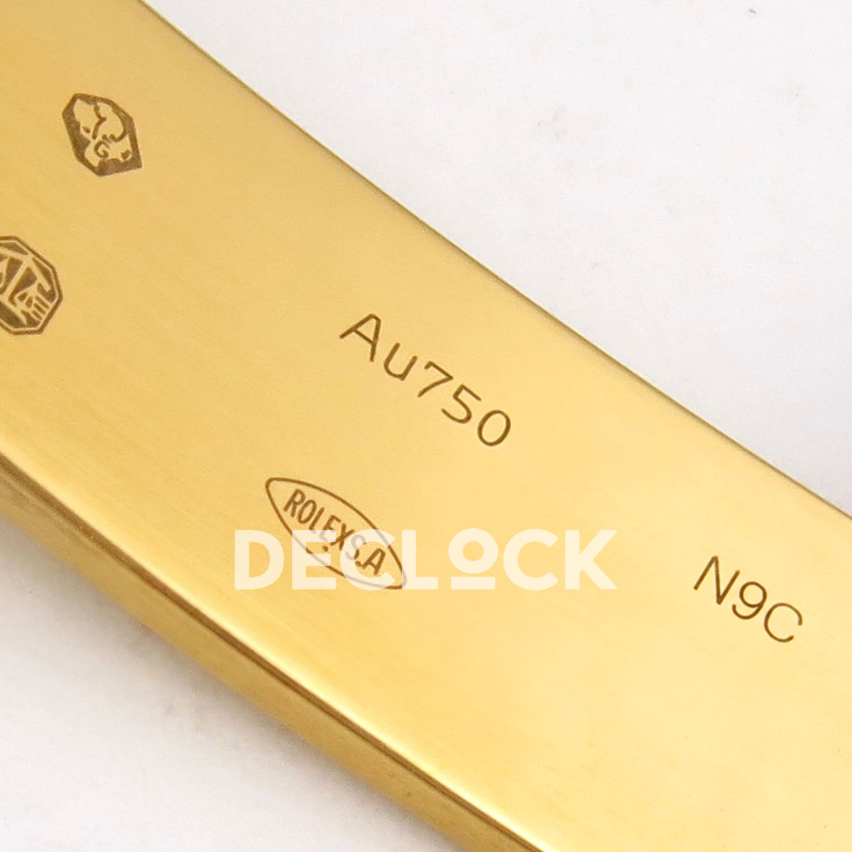 Rolex Daytona 126538TBR QF replica - original Au750 and N9C clasp markings