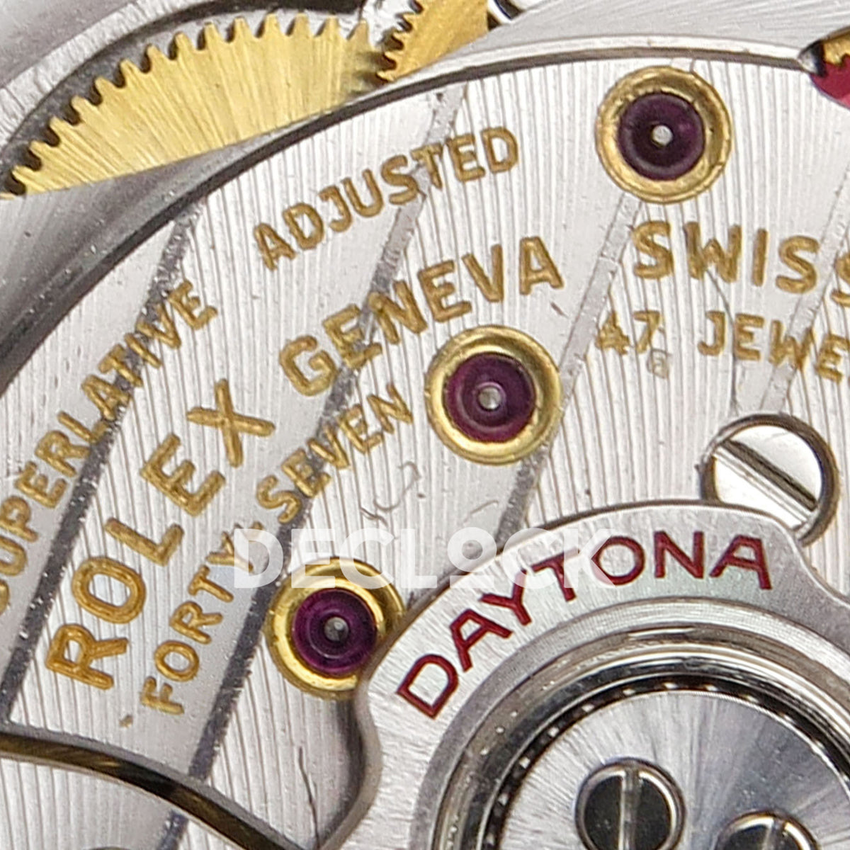 Rolex Daytona 126539TBR QF replica - original Rolex Geneva Swiss and 47 jewels movement engraving