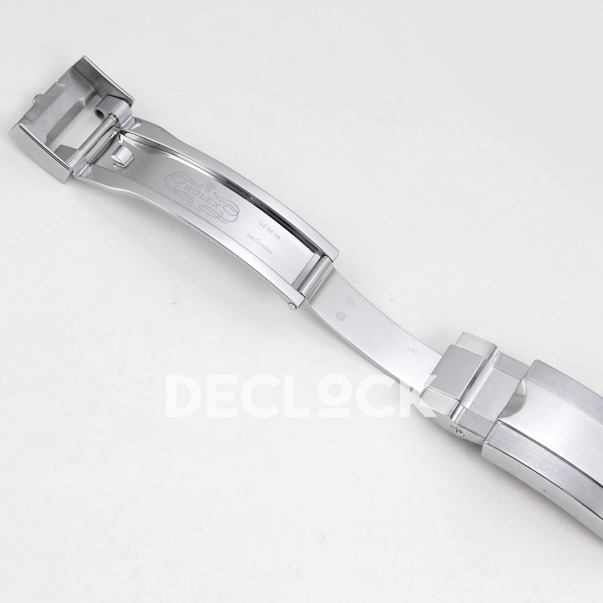 Rolex Daytona 126539TBR QF replica - open folding clasp with original engraving