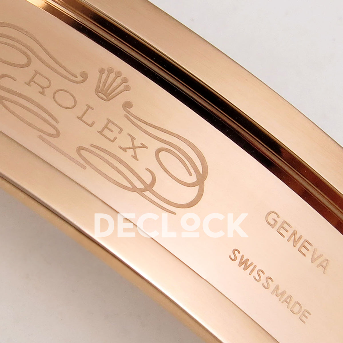 Rolex Daytona 126595TBR QF replica - original Rolex Geneva Swiss Made clasp engraving