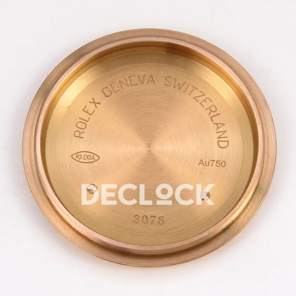 Rolex Daytona 126595TBR QF replica - original inside caseback engravings and number 3075