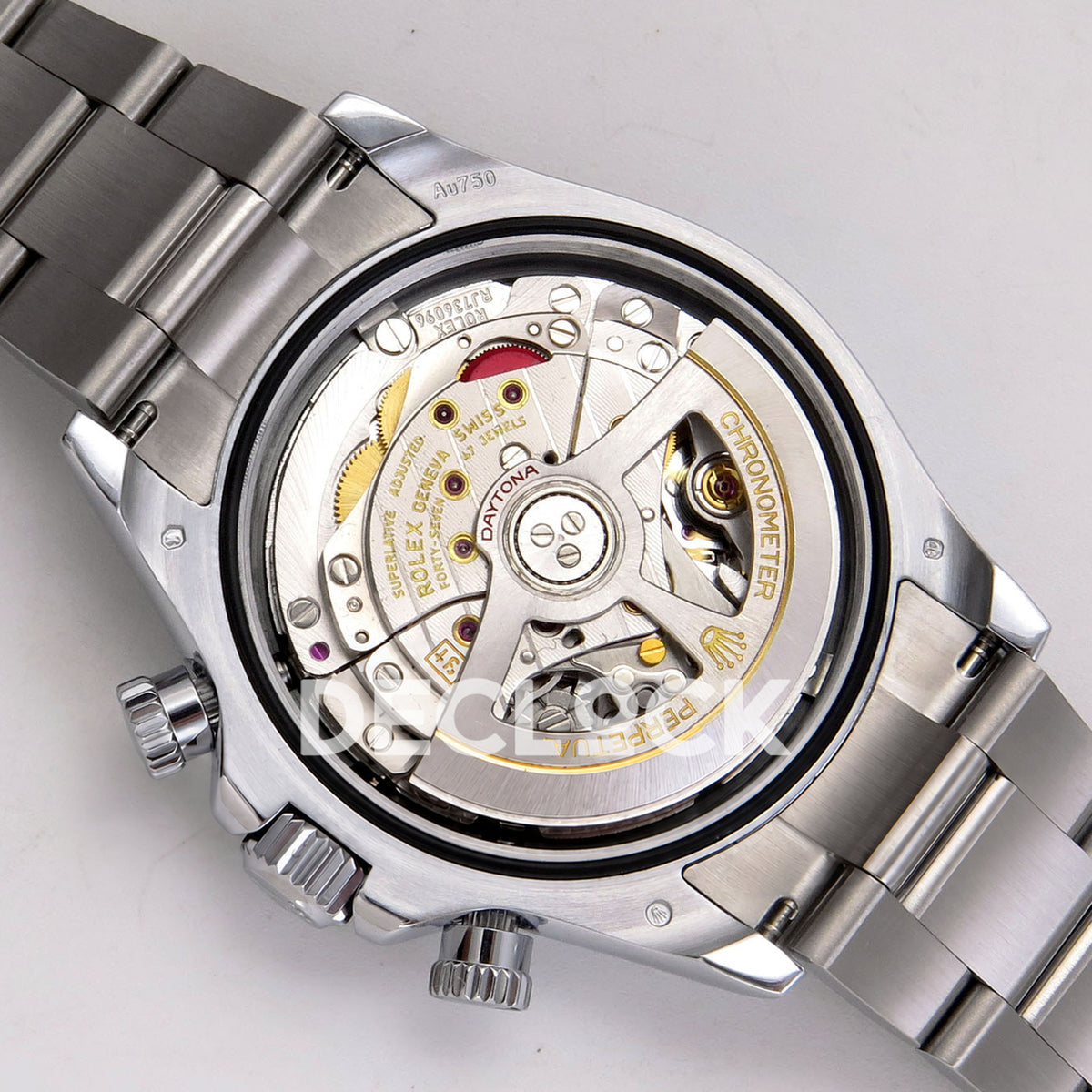Rolex Daytona 126599TBR QF replica - automatic chronograph movement overview