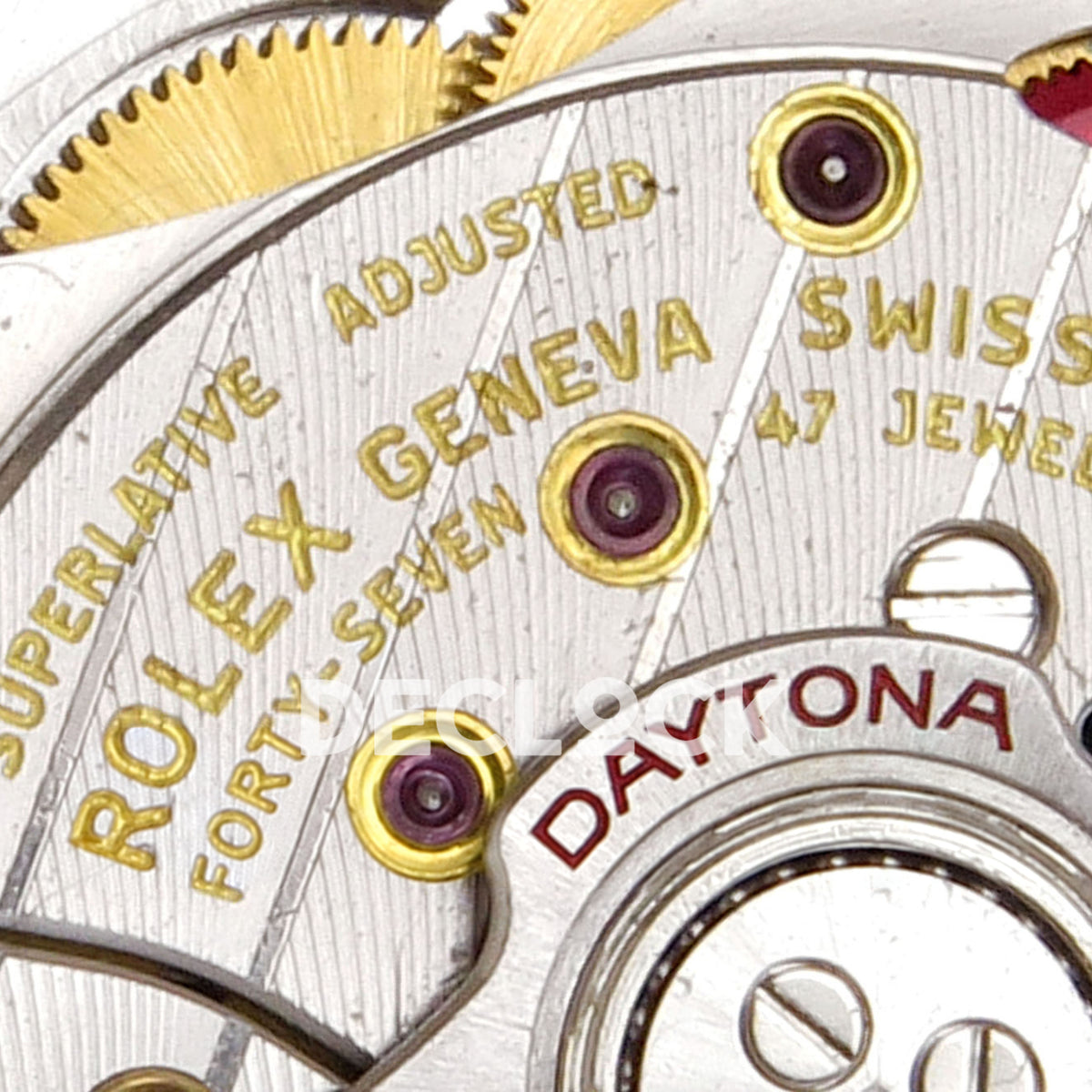 Rolex Daytona 126599TBR QF replica - original Rolex Geneva Swiss and 47 jewels movement engraving