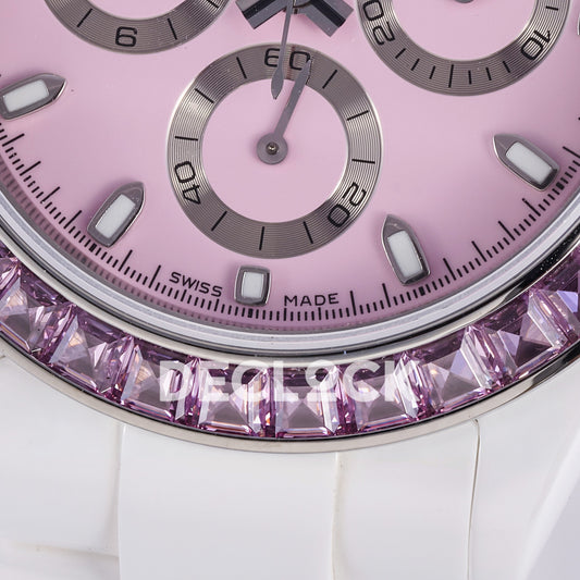 Rolex Daytona ADGF replica - original Swiss Made printing, neutral white six-hour marker and silver running-seconds ring