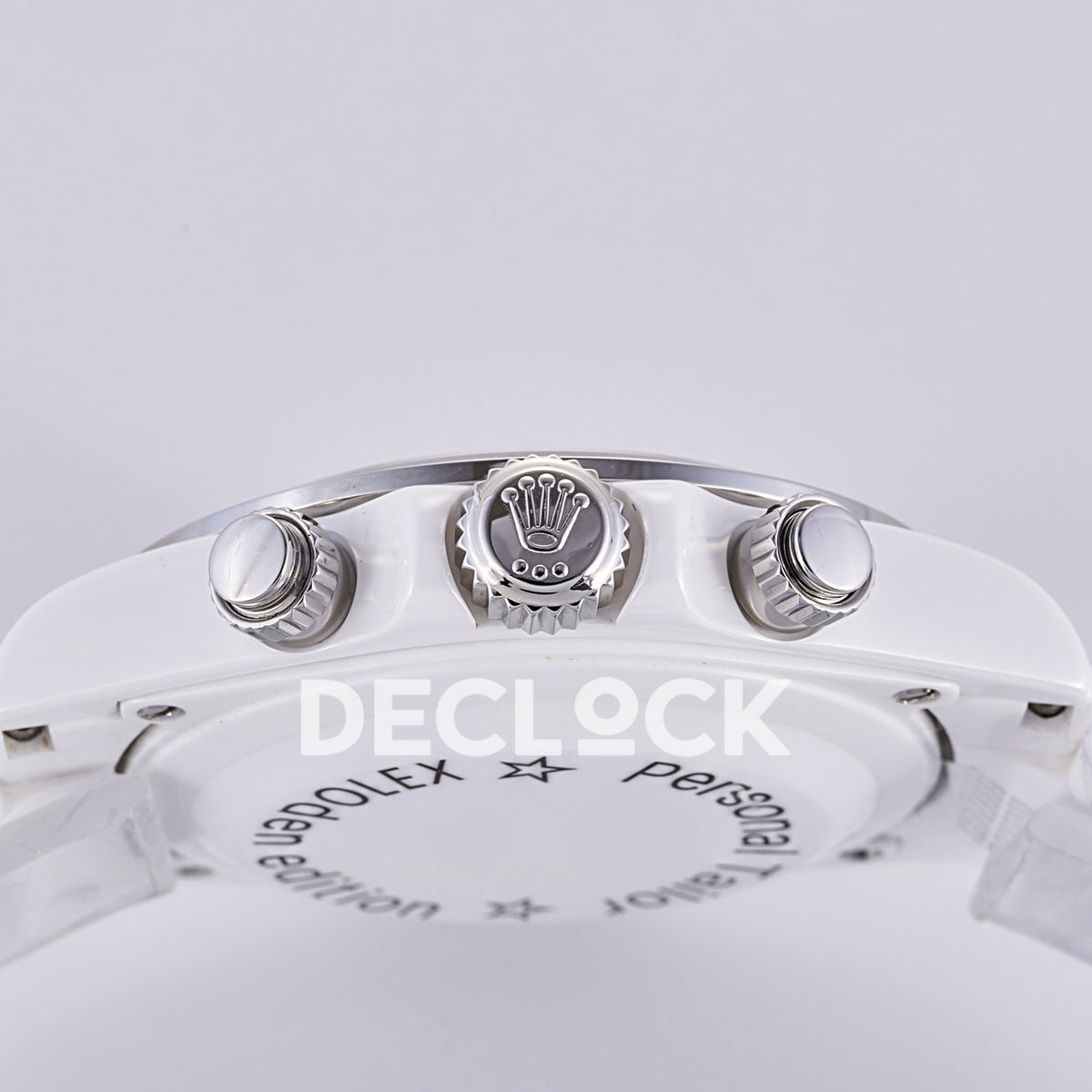 Rolex Daytona ADGF replica - original Rolex crown, pushers and physical caseback markings