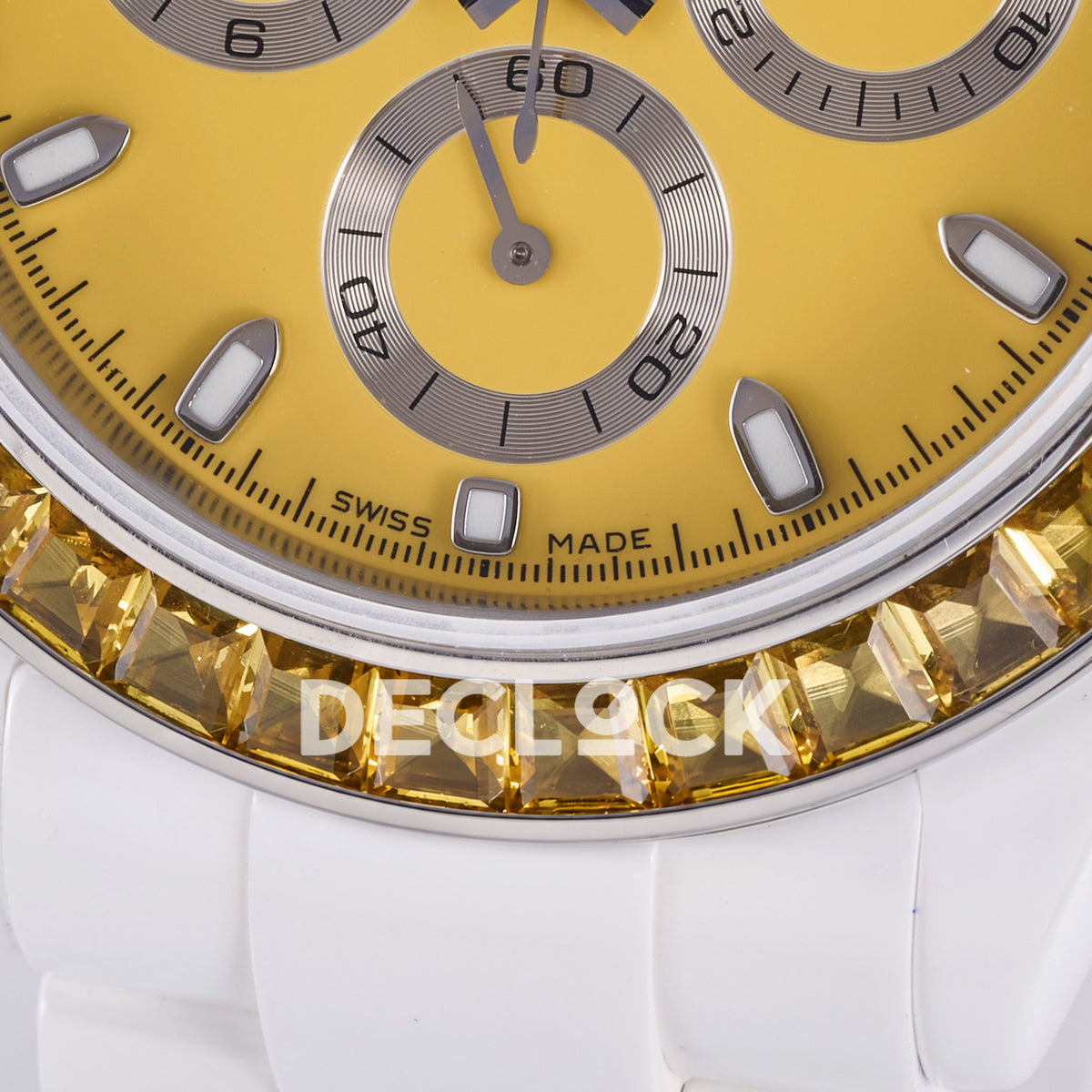 Rolex Daytona ADGF replica - original Swiss Made printing, neutral white six-hour marker and silver running-seconds ring