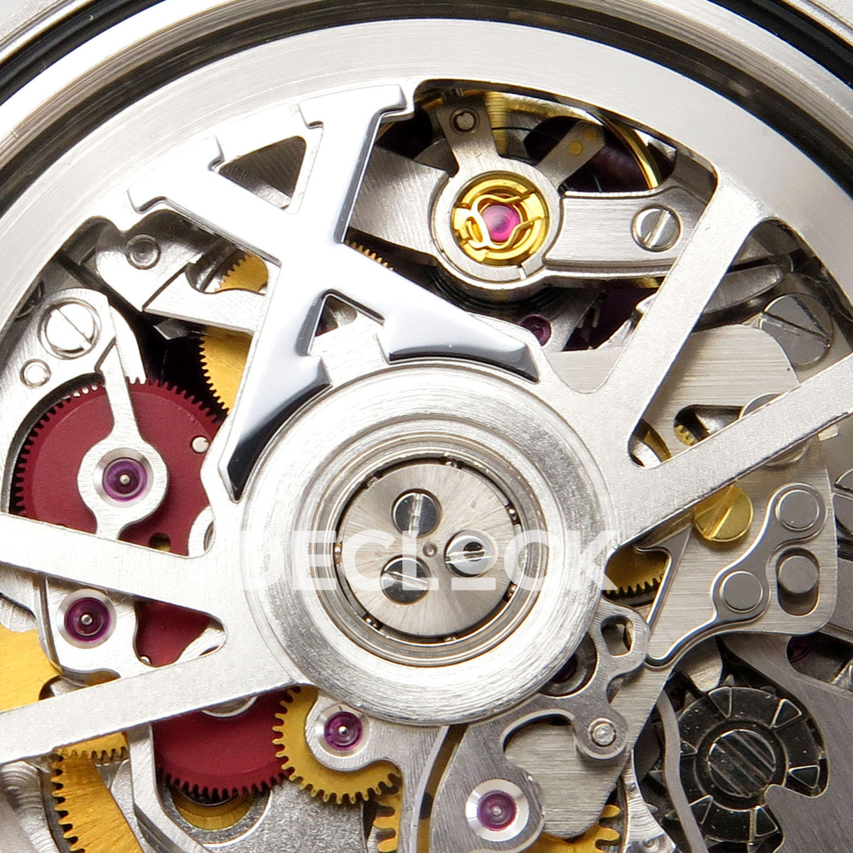 Rolex Daytona Arolla SONIC purple skeleton SA4130 replica - rotor close up