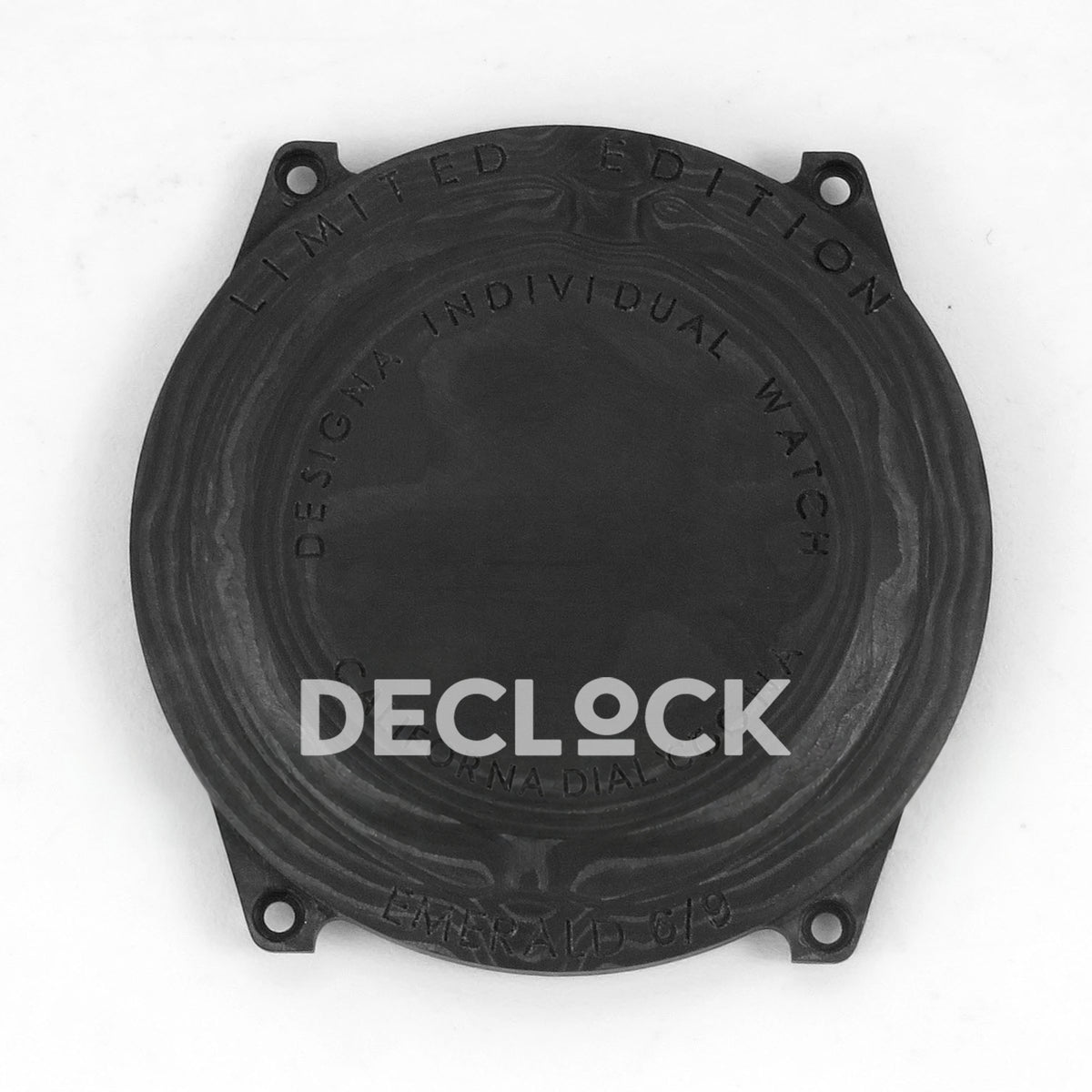 Rolex Daytona Carbon Meteorite SONIC DD4801 replica - caseback engraving