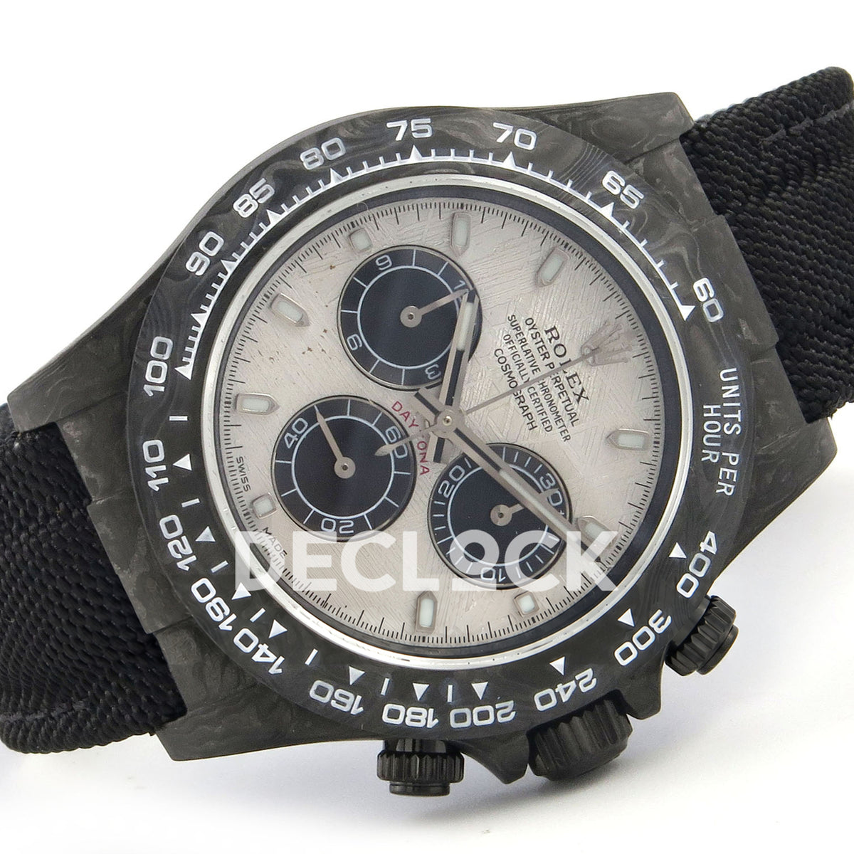 Rolex Daytona Carbon Meteorite SONIC DD4801 replica - side front