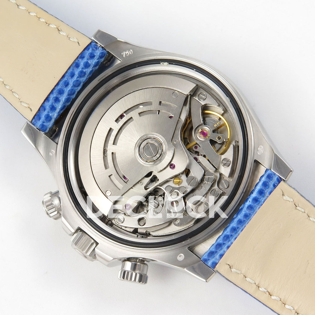 Rolex Daytona Custom 116519 Beach MPF Blue Dial Blue Leather SA4801 replica - movement open