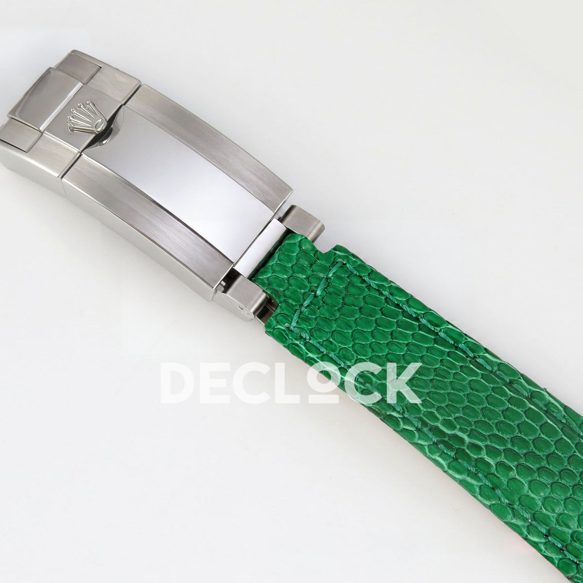 Rolex Daytona Custom 116519 Beach MPF Green Dial Green Leather SA4801 replica - clasp closed