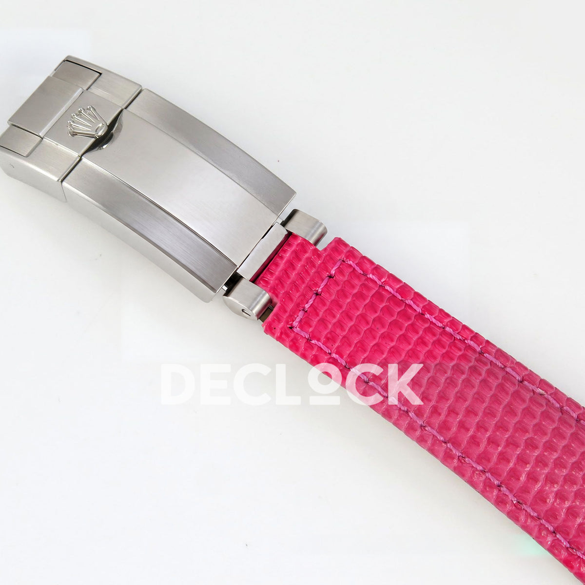 Rolex Daytona Custom 116519 Beach MPF Pink Dial Pink Leather SA4801 replica - clasp closed