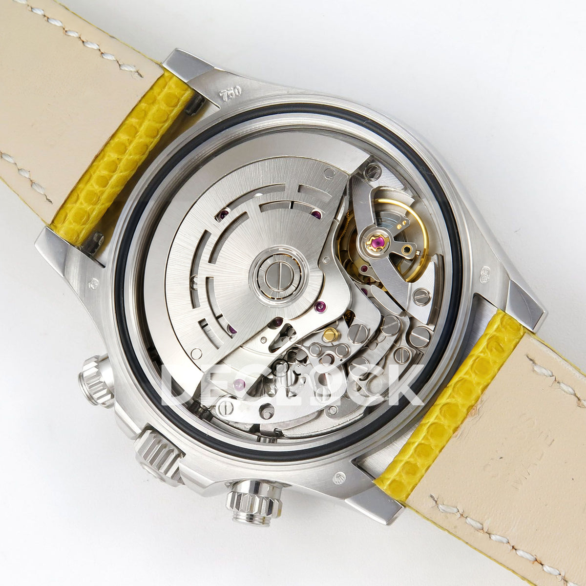Rolex Daytona Custom 116519 Beach MPF Yellow Dial Yellow Leather SA4801 replica - movement open
