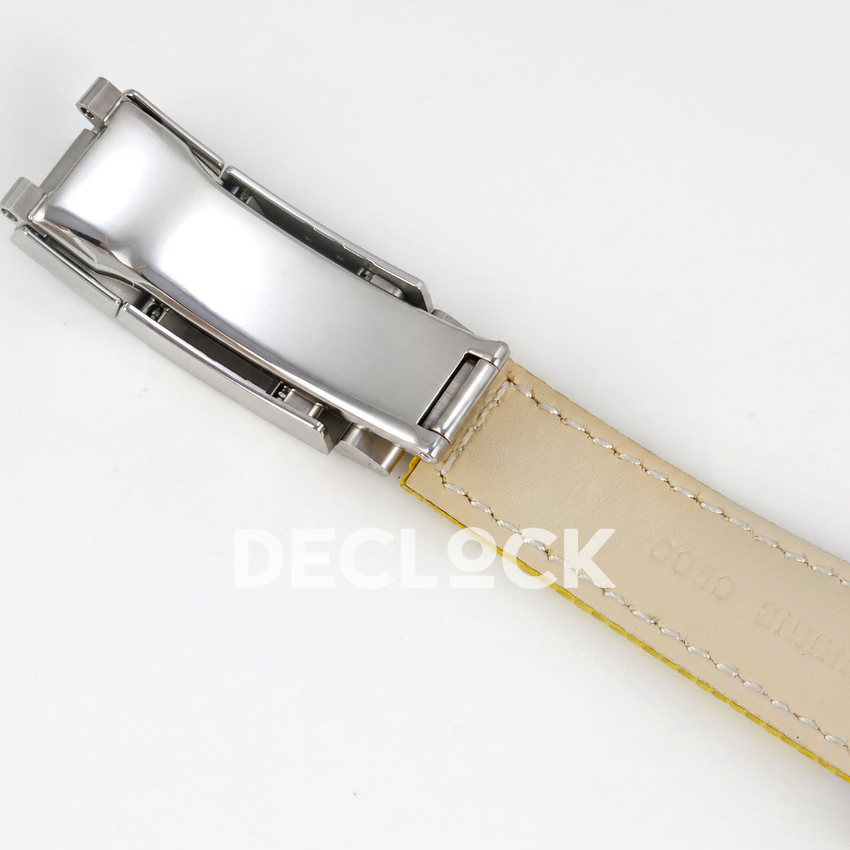 Rolex Daytona Custom 116519 Beach MPF Yellow Dial Yellow Leather SA4801 replica - strap lining