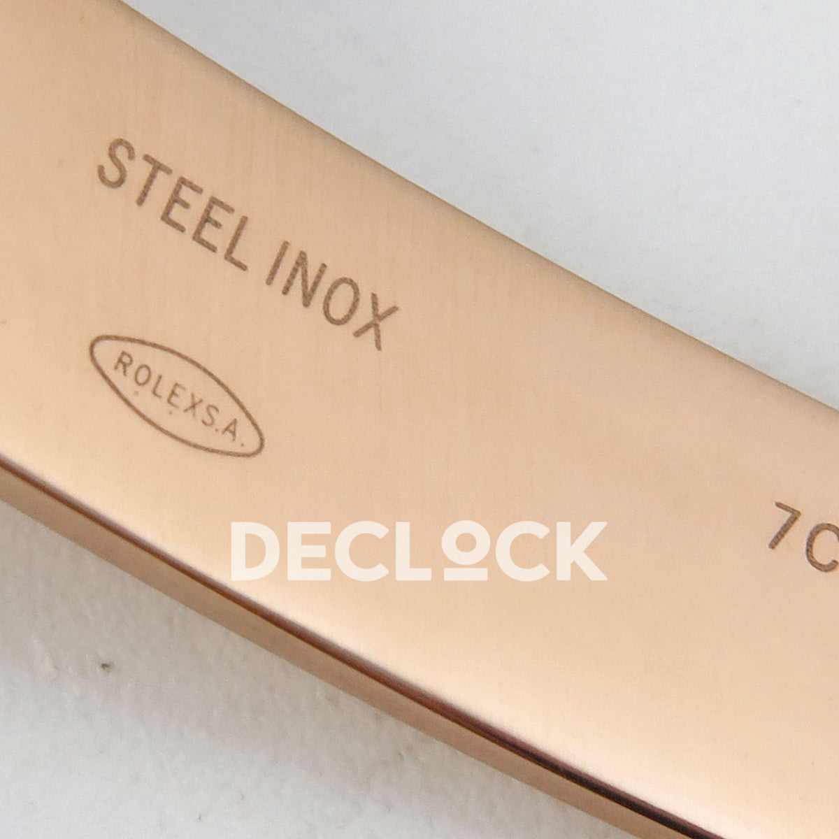 Rolex Daytona Custom 116520 Arolla Rose Gold Green Bezel ADGF DD4801 replica - bracelet engraving
