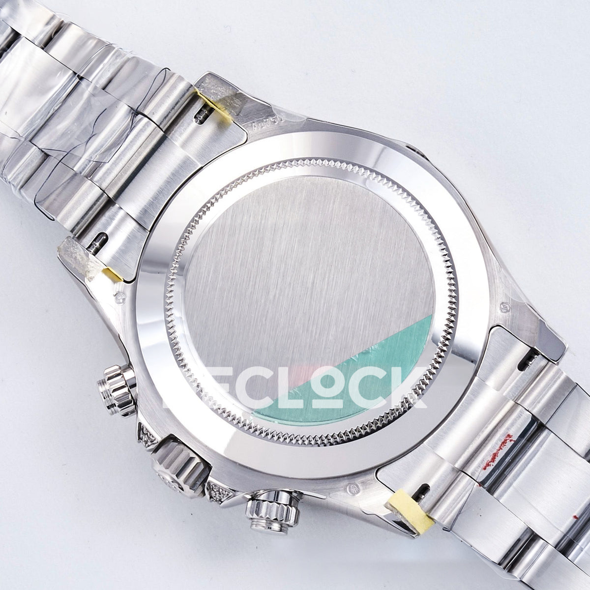 Rolex Daytona Custom 116520 RXF Rainbow Black Silver Dial DD4130 replica - closed caseback
